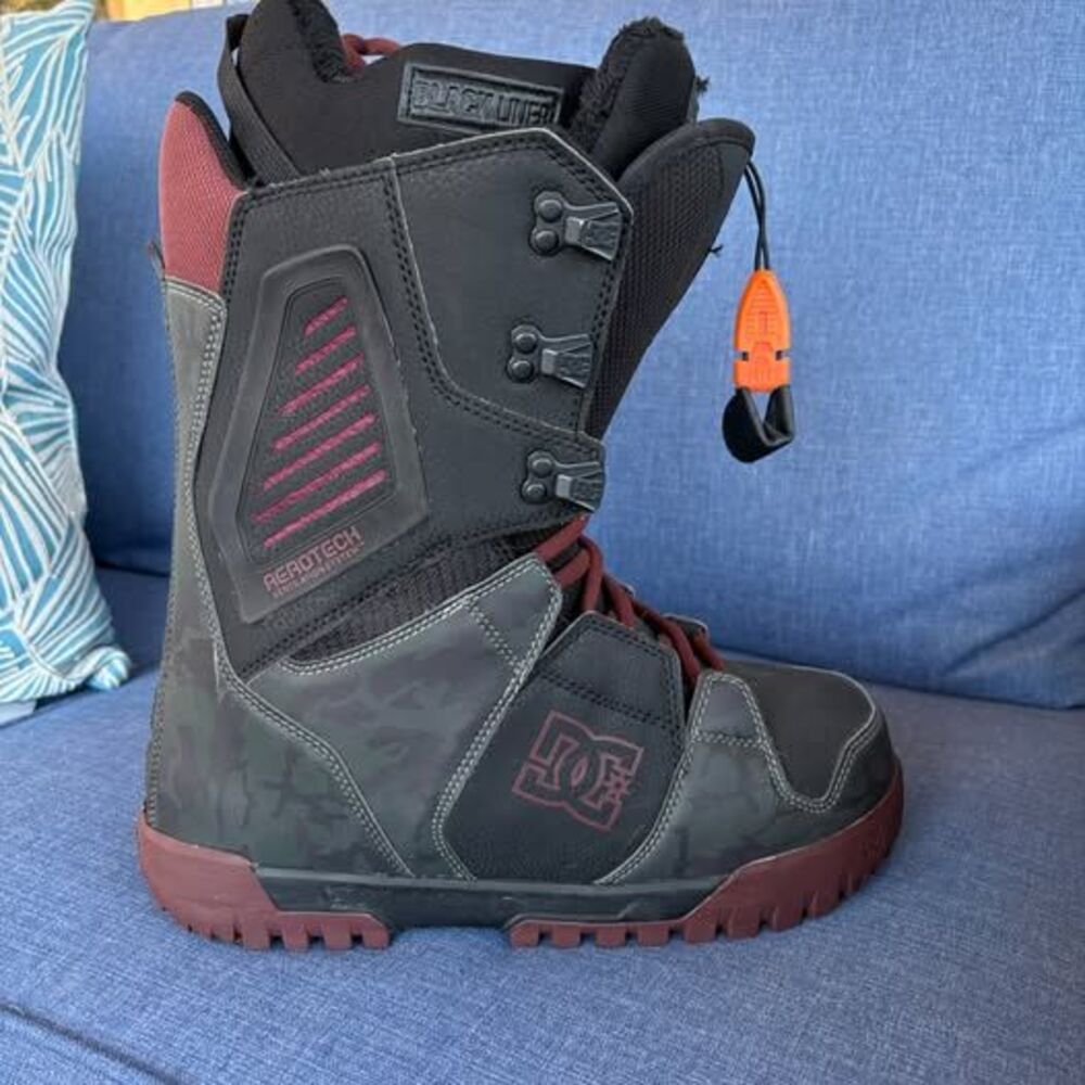 DC Ceptor Snowboard Boots Men's Size 11 Black Camo Lace-Up - Picture 8 of 10